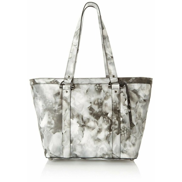 LeSportsac Women's Signature Petra Tote Shoulder Bag - Black/White Bouquet - Picture 1 of 6